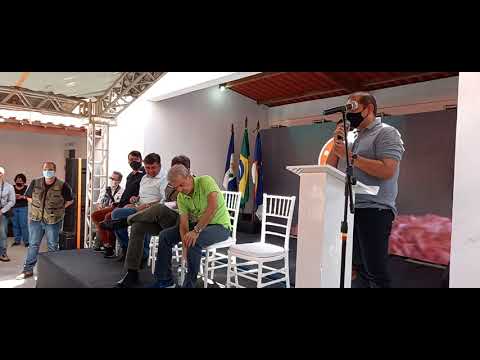 Fala do deputado estadual Fabrizio Ferraz durante reunião com ministro do Turismo em Petrolândia-PE