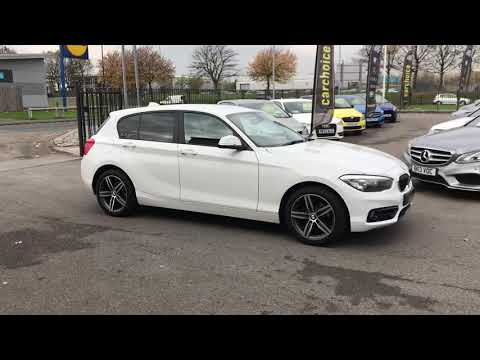 2015 white BMW 1 Series 1.5 116d Sport Sports Hatch