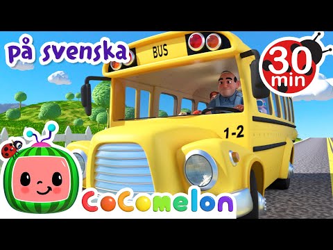 Hjulen på bussen | +och Fler Barnvideor | Sånger för Barn | CoComelon Svenska