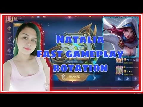 NATALIA FAST GAMEPLAY ROTATION | NATALIA HERO| MLBB