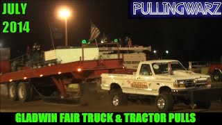 preview picture of video 'THE GAMBLER FORD PULLING TRUCK PULLS AT 2014 GLADWIN FAIR'