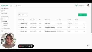 New in Bonsai - Multi Project Invoices