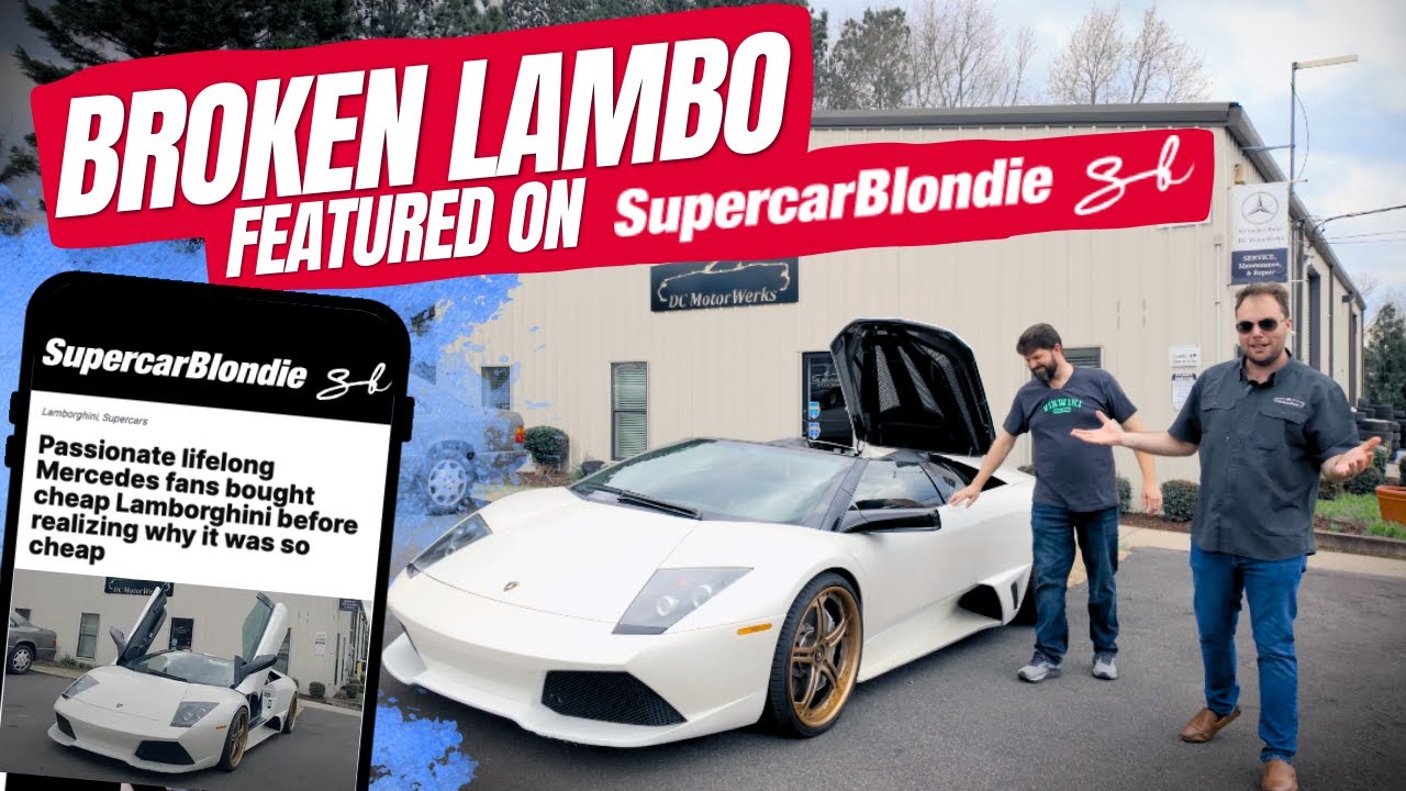 We Bought A CHEAP Lamborghini Murcielago BUT It’s SEVERELY BROKEN!
