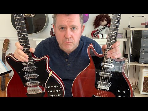 BMG Special v CQ Brian May Red Special - Cheap Guitar Compared To Expensive - with BM Digitech Pedal