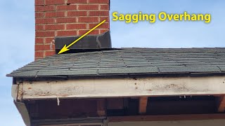 Fix Sagging Roof Overhang - Time-lapse