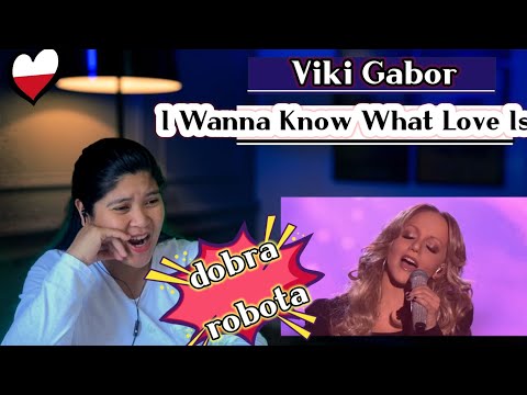 Viki Gabor - I Wanna Know What Love is (Mariah Carey) Twoja Twarz Brzmi Znajomo  REACTION #vikigabor