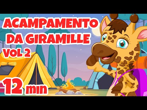 Acampamento da Giramille vol 2 - Giramille 12 min | Desenho Animado Musical