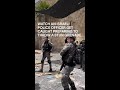 Watch an Israeli Police Officer Get Caught Preparing to Throw a Stun Grenade #shorts