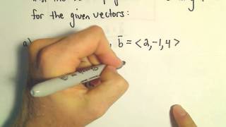 Orthogonal Projections - Scalar and Vector Projections