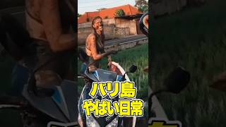 バリ島のやばい日常【バイクで田んぼに落ちがち】