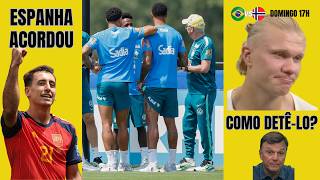 A Espanha acordou: 3 a 0 e adeus, Áustria. Como o Brasil irá parar Haaland? LIVE