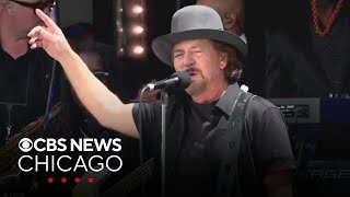 Pearl Jam’s Eddie Vedder performs original song with "Guitars Over Guns"