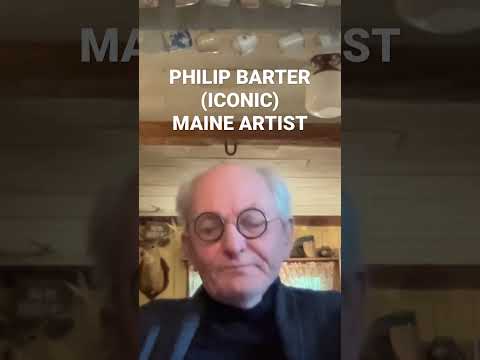 Radio Maine: Artist Philip Barter has a great sense of humor to go along with his iconic Maine art.