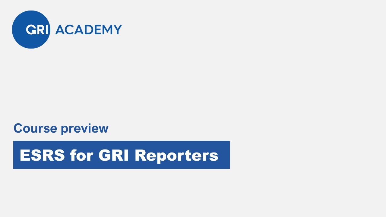 ESRS for GRI Reporters