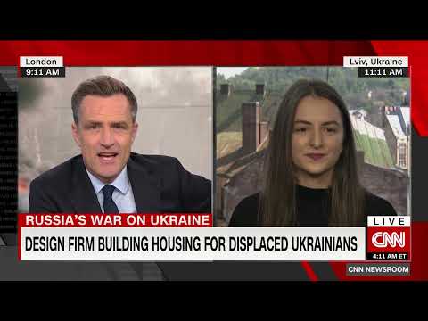 Anna Pashynska co-founder of CO-HATY on CNN Newsroom Live (2022/05/06)