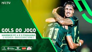 Gols - Maringá FC 4 x 2 Itabaiana - 5ª Rodada - Brasileiro Série C 2026