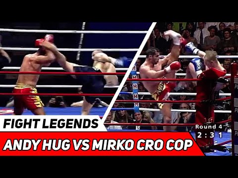 AXE-KICK VS LEFT HIGH-KICK/ANDY HUG VS MIRKO CRO COP FILIPOVIĆ