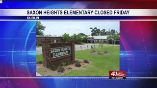 preview picture of video 'Saxon Heights Elementary closed Friday due to flooding'