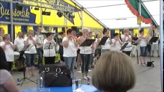 preview picture of video 'Ehemalige Spielleute auf dem Volksfest in Dollbergen 02.08.2014'