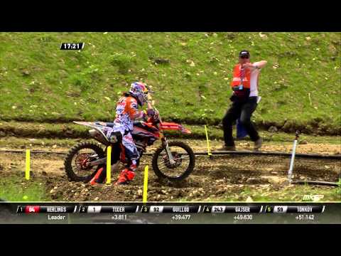 Jeffrey Herlings crash MXGP of France 2015 - motocross