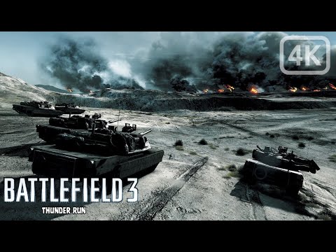 Thunder Run｜US Tank Charge｜Battlefield 3 [4K] Campaign