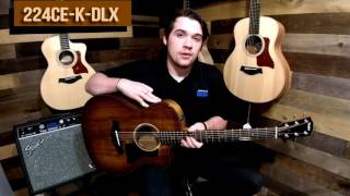 Video thumbnail for Taylor 224ce K DLX by napervillemusic