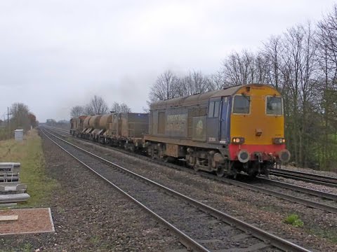 20304 & 20305 on an RHTT at Croxton - 1st December 2014