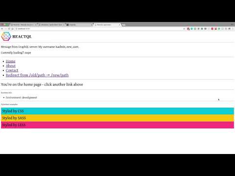 Mutations in React GraphQL Starter Kit