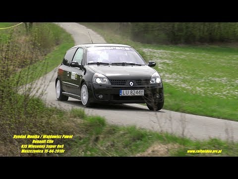 Ryndak Monika / Wajdowicz Paweł - Renault Clio - KJS Wiosenny Super OeS  Moszczenica 15-04-2018r