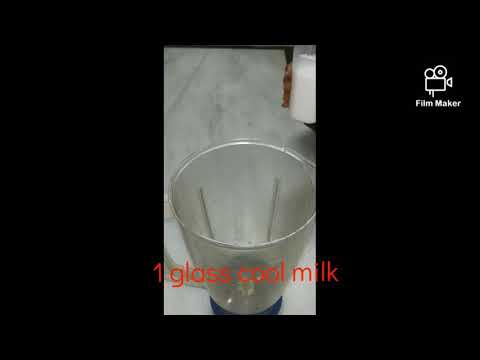 How to make a munch chocolate milk shake at home in hot summer.
