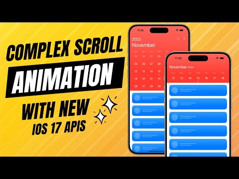 Building Complex Scroll Animations With New iOS 17 API's - Xcode 15 thumbnail