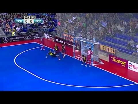 Gols: FC Barcelona Alusport 2-1 ElPozo Murcia / Liga Espanhola 2013/14 - 8° Jornada