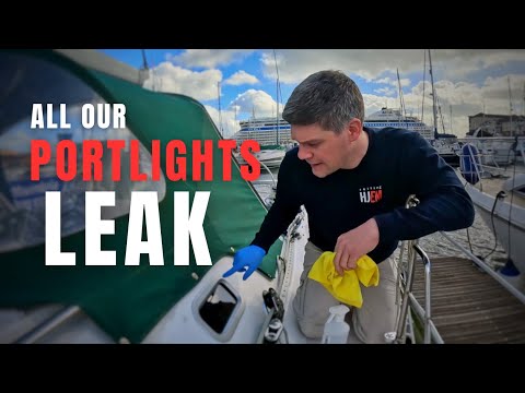 DIY LEWMAR PORTLIGHT INSTALLATION.
