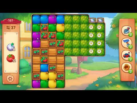 Farmscapes level 197 🌽 NO BOOSTERS Playrix HD