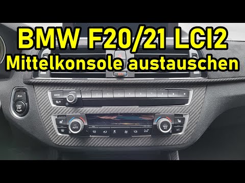 Installation / Conversion of Carbon Fiber Climate Control Panel for BMW F20 F21 F22 F23 LCI2