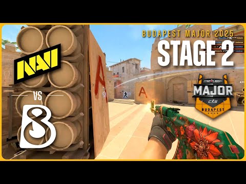 WINNER TO STAGE 3! NAVI vs B8 - HIGHLIGHTS - StarLadder Budapest Major 2025 - STAGE 2 | CS2