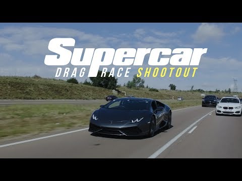 Supercar Drag race shootout