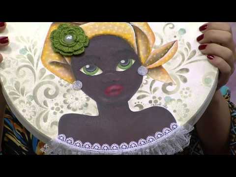 Mulher.com 26/05/2014 - Pintura decorativa baiana por Carem Melo Parte 2