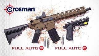 Video: Crosman Full Auto R1 CO2 4.5mm BB Svart