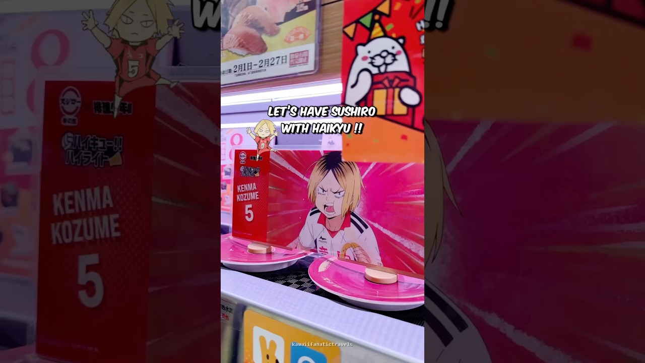 🧡 sushiro x haikyuu PHASE 2 is HERE! 🏐 #haikyuu #kenmakozume #kurootetsurou #排球少年