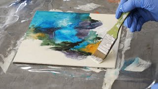 Abstrakte malerei/ How to paint/Demo Peinture abstraite/Abstract Art /Pintura abstracta