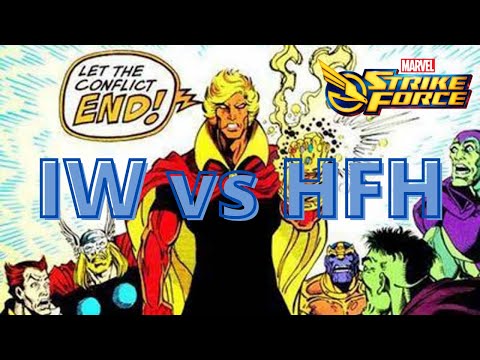 Infinity Watch VS Heroes For Hire - War Counter - MSF - Marvel Strike Force