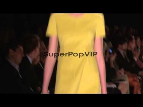 Models walk the runway at Chado Ralph Rucci - Runway - Sp...