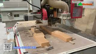 Máy CNC 2.5D Khoan 5 mặt, chuyển đổi 8 dao Model WM-1325RBS