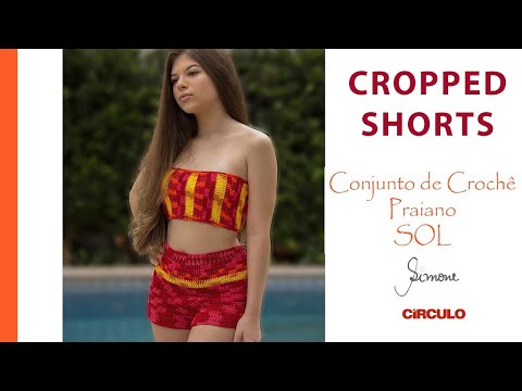 Shorts de Crochê