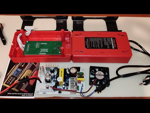 ⚡🔌🔋Зарядний пристрій модель: RJ-C121001A.⚡12V/10A-24V/5A.Огляд схеми та радіодеталей.🔋🔌⚡