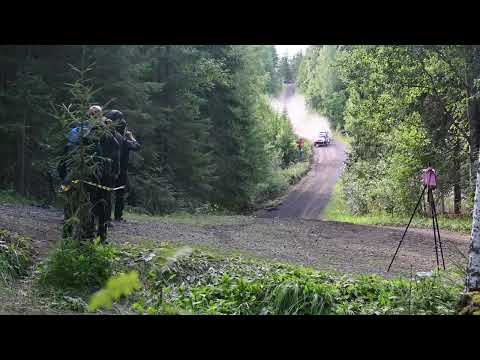Esapekka Lappi jumping flat out Rally Finland 2022 SS16 Rapsula