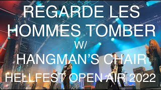REGARDE LES HOMMES TOMBER W/ HANGMAN&#39;S CHAIR Live Full Concert 4K @ Hellfest Open Air Festival 2022