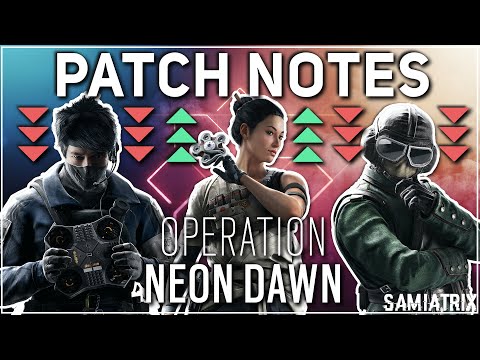 Patch Notes - Balancing Changes - Operation Neon Dawn - Rainbow Six Siege