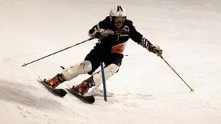 preview picture of video 'Barnabas Szollos Slalom Training @ Snow Arena 2013 Summer'